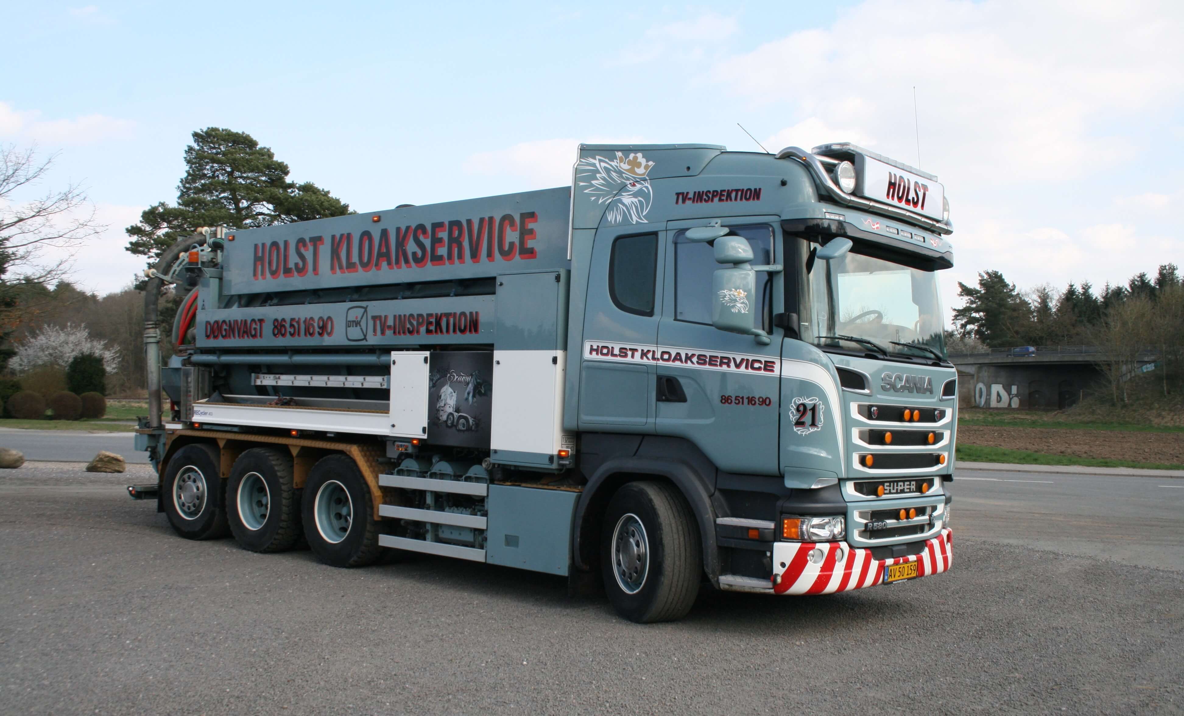 Vognpark Holst Kloakservice - TV-inspektion